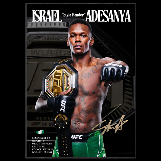 Israel Adesanya Headshot Exhibit 1